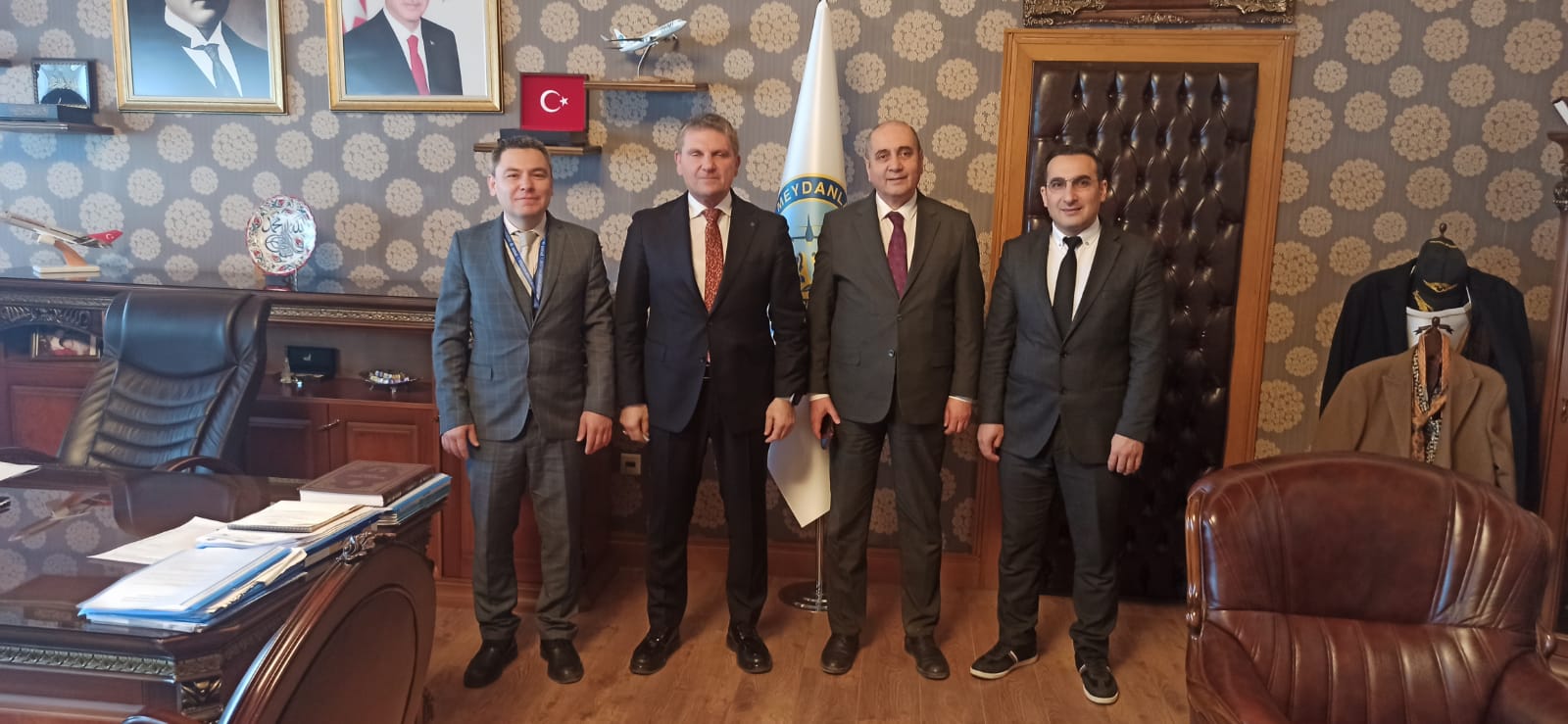 Devlet Hava Meydanları İşletmesi Hava Araçları Teknik Şube Müdürü Ziyareti